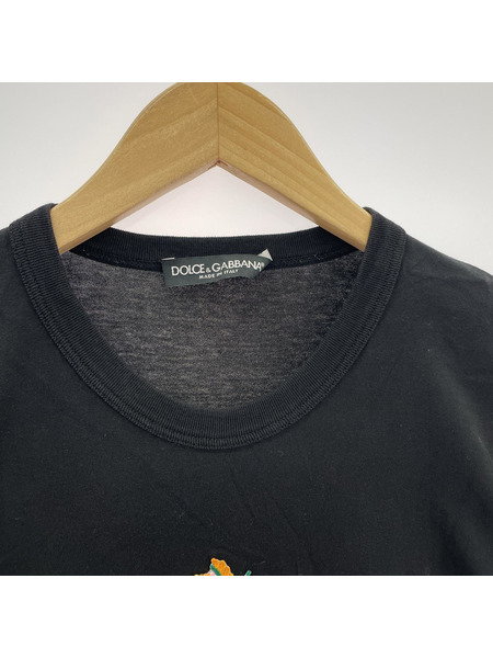 DOLCE&GABBANA 半袖Tシャツ・カットソー F8H50Z 黒 (38)
