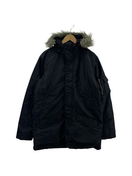 STUSSY 25th N-3B down jacket M Black