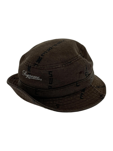 Supreme/Logo Stripe Jacquard Hat