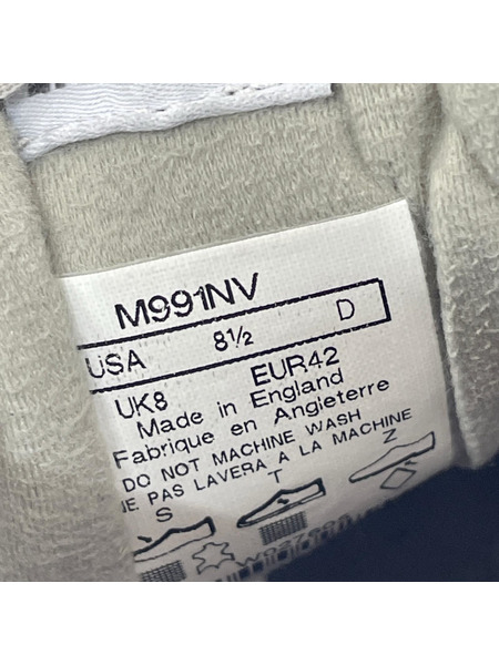 NEW BALANCE スニーカー M991NV NAVY 23FW-I US8?