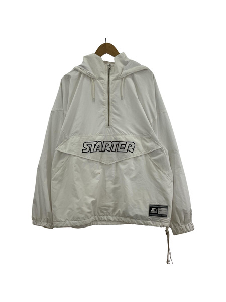 STARTER BLACK LABEL アノラックパーカー 白[値下]