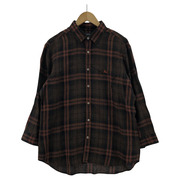 BURBERRY LONDON チェック L/Sシャツ ブラウン (L)