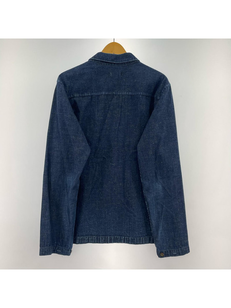 長袖シャツ evan kinori  Field Shirt デニムシャツ