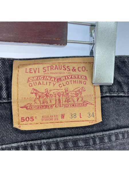 Levi's デニム・ジーンズ 90s 505 サルファブラック デニムパンツ (W38)[値下]