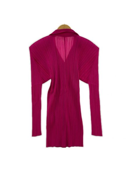 PLEATS PLEASE 長袖シャツ ピンク (3)