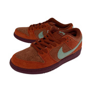 NIKE SB DUNK LOW PRO PRM MYSTIC RED AND ROSEWOOD (26.5)