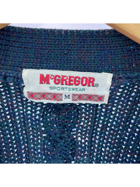 McGREGOR カーディガン ケーブルニット