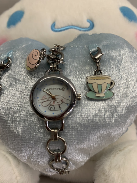 ファンシーその他 シナモロール 15周年記念 チャームウォッチ＆ぬいぐるみ