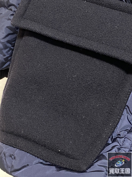 miumiu ナイロン切替 ダウンジャケット ネイビー