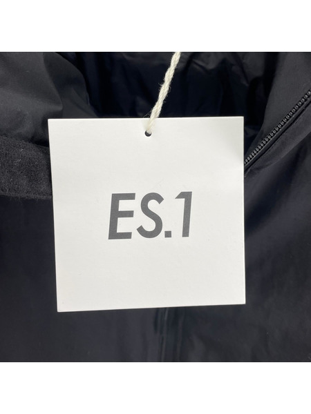 ES.1 3レイヤーダウンジャケット 3lyr down Hoodie/L/ブラック/D005