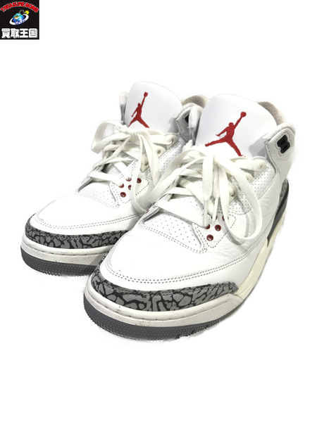 NIKE AIR JORDAN 3 RETRO White Cement DN3707-100/27.5cm/白/ホワイト