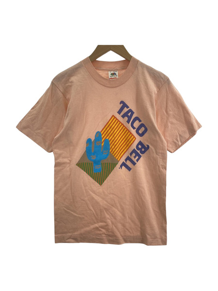 ?90S TACO BELL Tee ピンク S