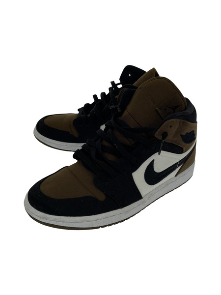 NIKE Air Jordan 1 Mid SE OLIVE TOE 28cm