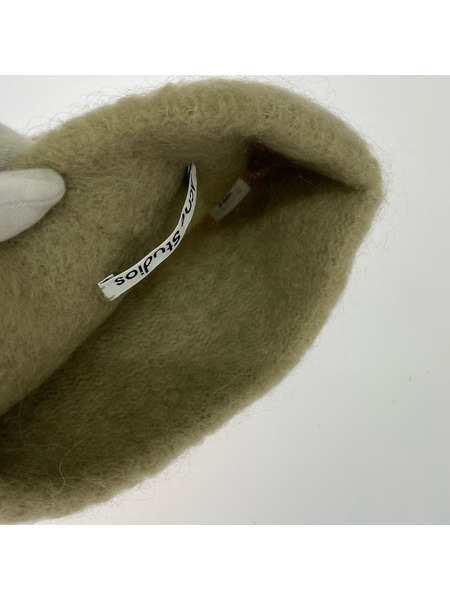 Acne Studios ニットキャップ モヘア ビーニー ベージュ