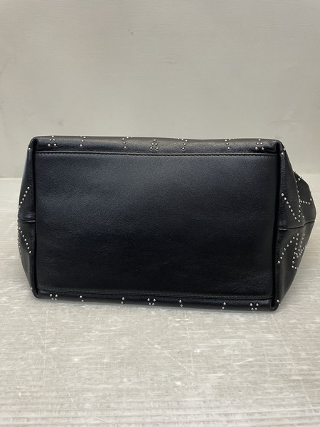 JIMMY CHOO SOFIA グラフィックスタースタッズ ハンドバッグ ブラック