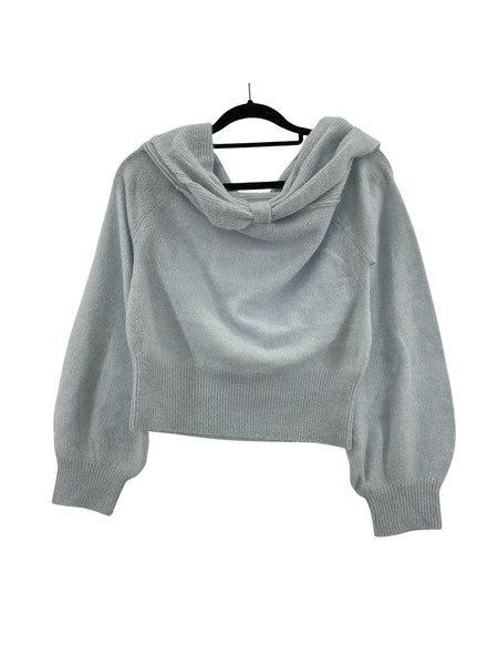 FURFUR ニット・セーター リボンモヘアニットトップス ONE BLU