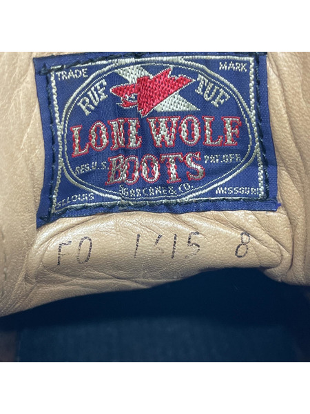 LONE WOLF BOOTS レースアップブーツ ブラウン