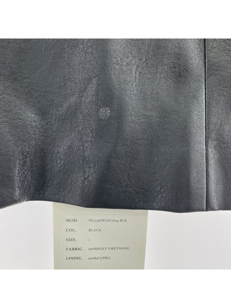 レザージャケット NULLUS 23AW ECO LEATHER BRANCHES BLAZER