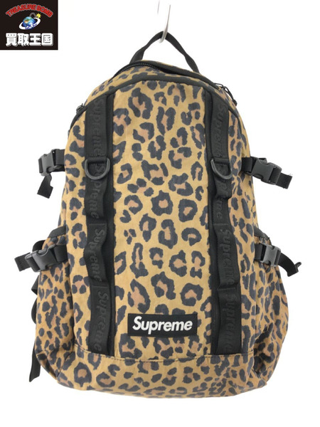 supreme backpack leopard バックパック　レオパード
