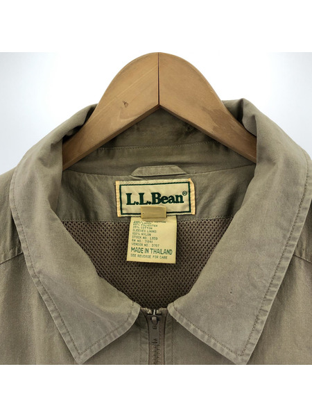 90s L.L.Bean コットンポプリン ハンティングジャケット サファリジャケット XL