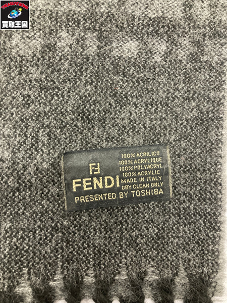  FENDI マフラー ズッカ柄