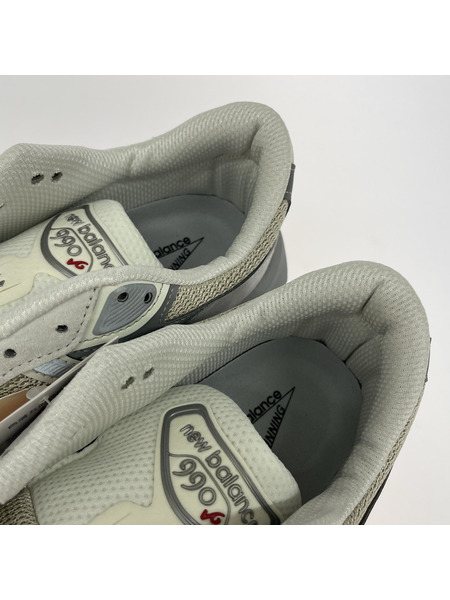 NEW BALANCE スニーカー 990 V6 WHITE Reflection MADE IN USA 27.5