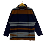 ISSEY MIYAKE ニット・セーター HAI SPORTING GEAR ハイネックウールボーダーニット