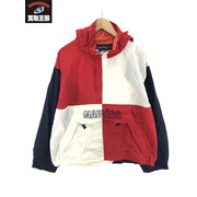 NAUTICA 90'S ハーフジップナイロンカットソー M