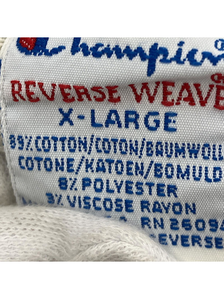 Champion REVERSE WEAVE L/S ロゴ刺繍スウェットシャツ GRY XL