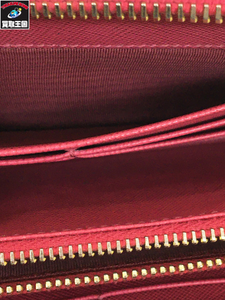 PRADA ラウンドジップウォレット/PNK[値下]