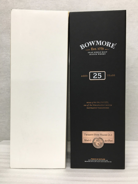 BOWMORE 25年 ボウモア シングルモルト 700ml 43% サントリー正規品 箱付き