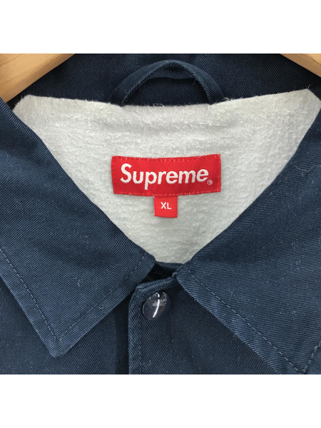 Supreme ジャケット Twill Coaches Jacket NVY Xl