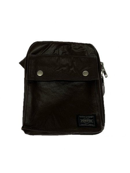 PORTER ショルダーバッグ フリースタイル ショルダーバッグ ブラウン