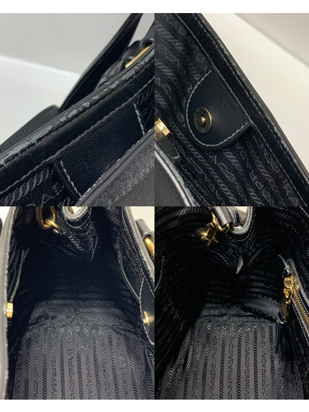 PRADA 2WAYバッグ ブラック ダメージあり プラダ ハンドバッグ ショルダーバッグ  