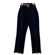 AMERI デニム・ジーンズ AMERI CENTER CUT OFF STRAIGHT DENIM/24