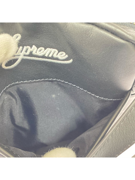Supreme ショルダーバッグ ×Nike Leather Shoulder Bag 黒
