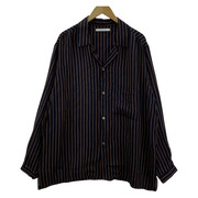 PRODUCT TWELVE 23ss STRAIPE OPEN COLLAR SHIRT ネイビー