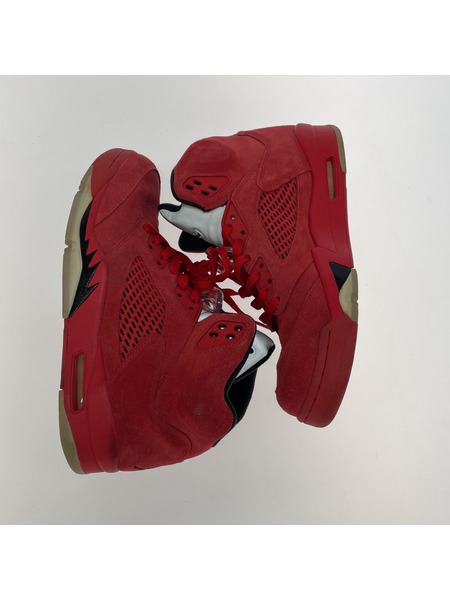 NIKE Air Jordan 5 Ratro Red Suede 27.5cm