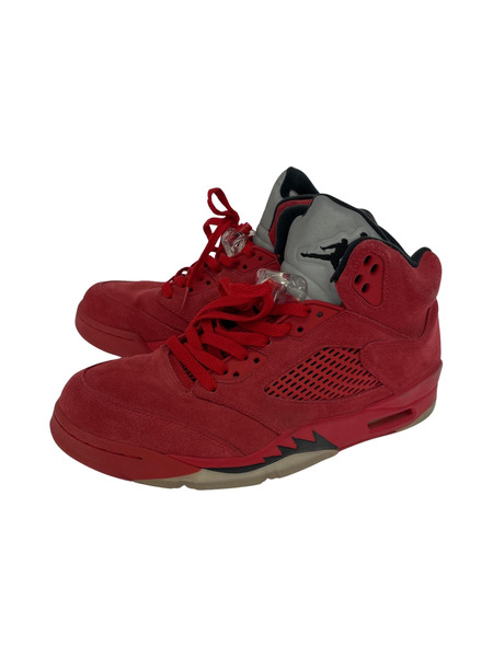 NIKE Air Jordan 5 Ratro Red Suede 27.5cm