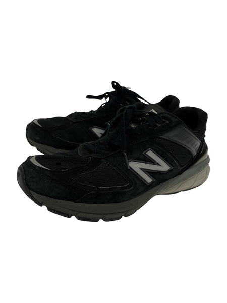 NEW BALANCE USA製 M990BK5 990V5 27.0cm 黒