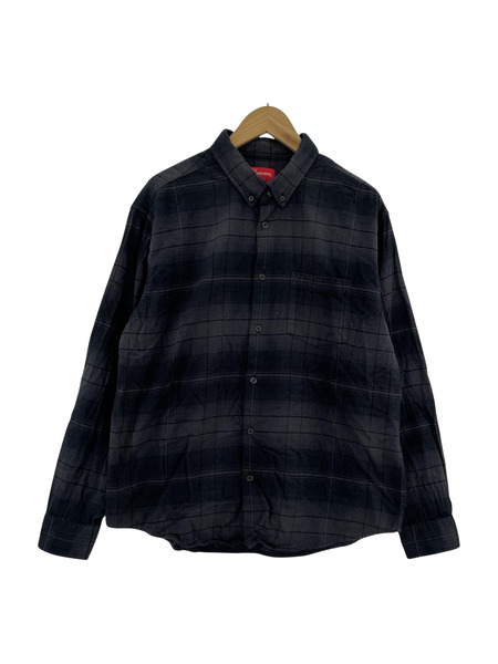 Supreme Shadow Plaid Flannel Shirt M