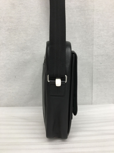 dunhill レザーショルダーバッグ ブラック