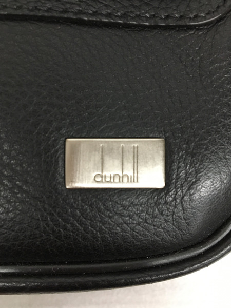 dunhill レザーショルダーバッグ ブラック