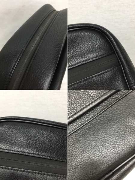 dunhill レザーショルダーバッグ ブラック