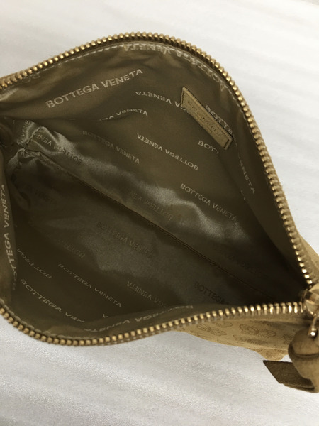 Bottega Veneta　パピヨン スエード ポーチ ベージュ[値下]