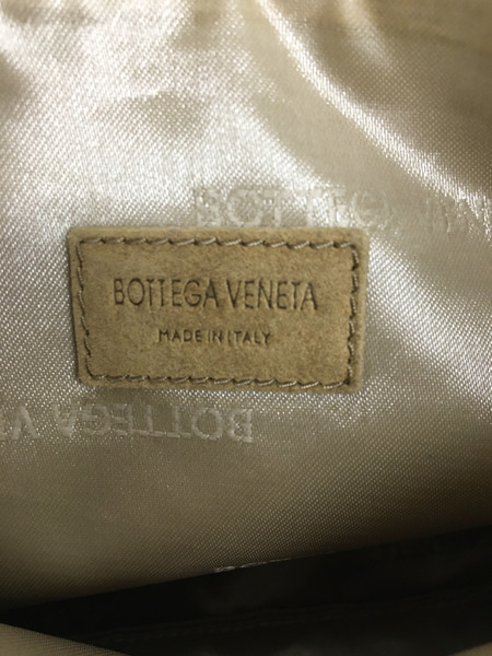 Bottega Veneta　パピヨン スエード ポーチ ベージュ[値下]