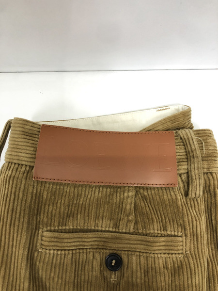 LOEWE コーデュロイバギーワイドパンツ 50