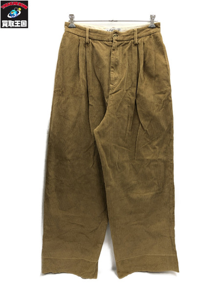 LOEWE コーデュロイバギーワイドパンツ 50