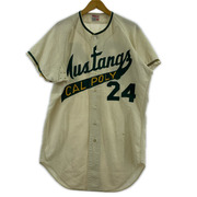 wilson 半袖シャツ 60s ベースボールシャツ 42 生成リ×グリーン