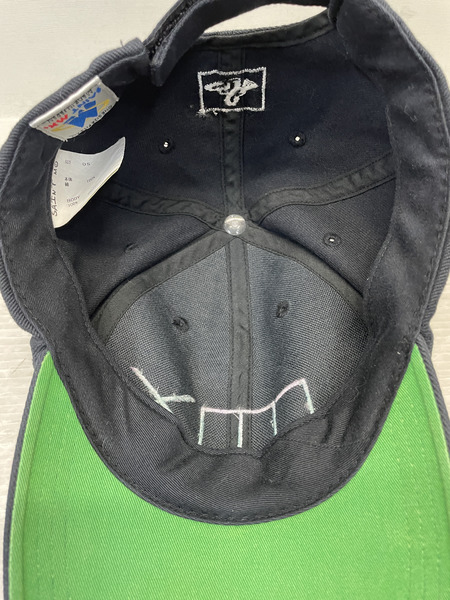 SAINT MICHAEL SMX6 CAP 刺繍 6パネルキャップ OS ブラック SM-YS8-0000-068